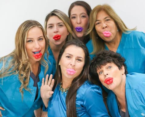 Modern dentist office in Boca Raton, Florida